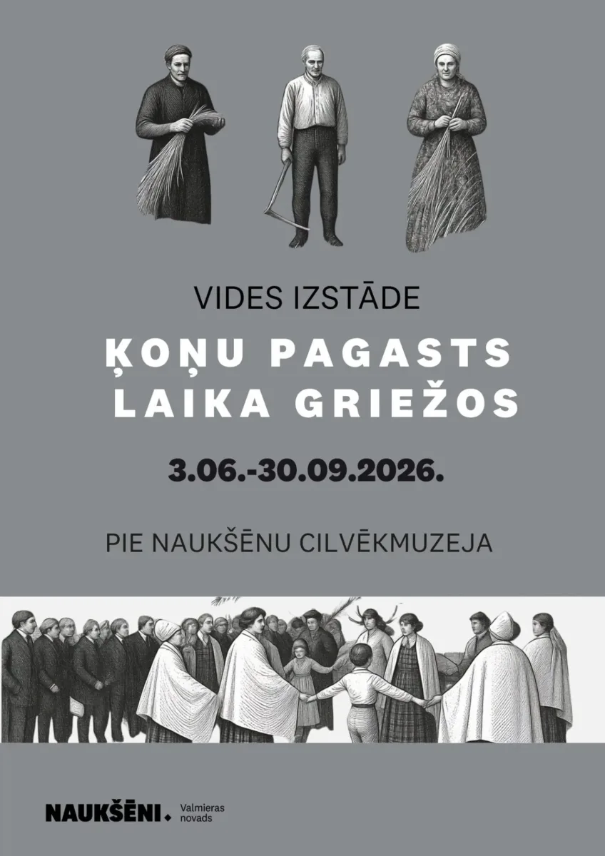 Naukšēnu cilvēkmuzejā vides izstāde “Ķoņu pagasts laika griežos”
