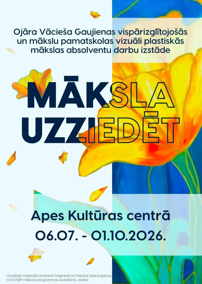 Apē Izstāde "Māksla uzziedēt..."