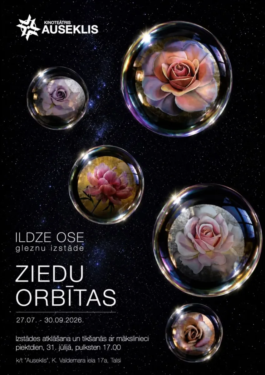 Ildzes Oses gleznu izstāde „Ziedu Orbītas”