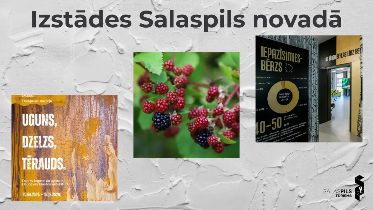 Aktuālas izstādes Salaspils novadā