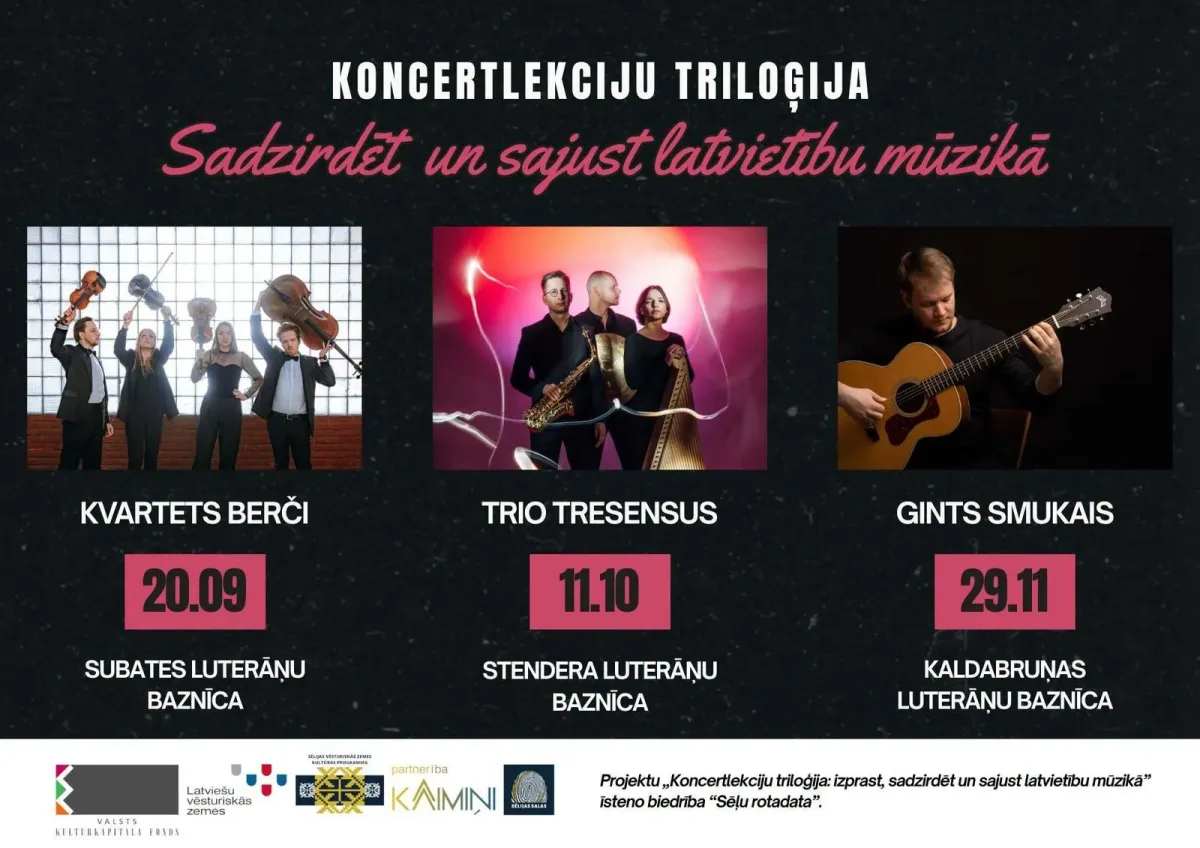 Koncertlekciju triloģija par latviešu mūziku