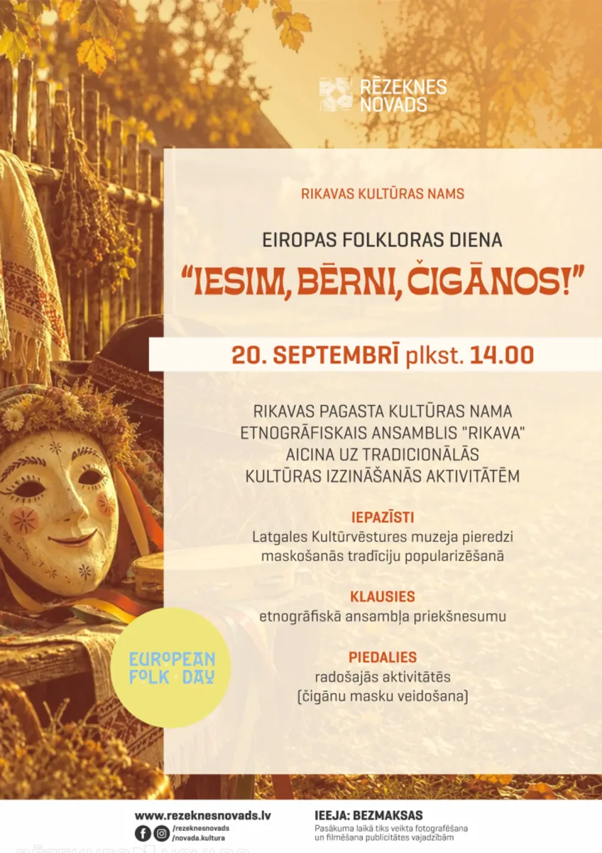 Eiropas folkloras diena “Iesim, bērni, čigānos”