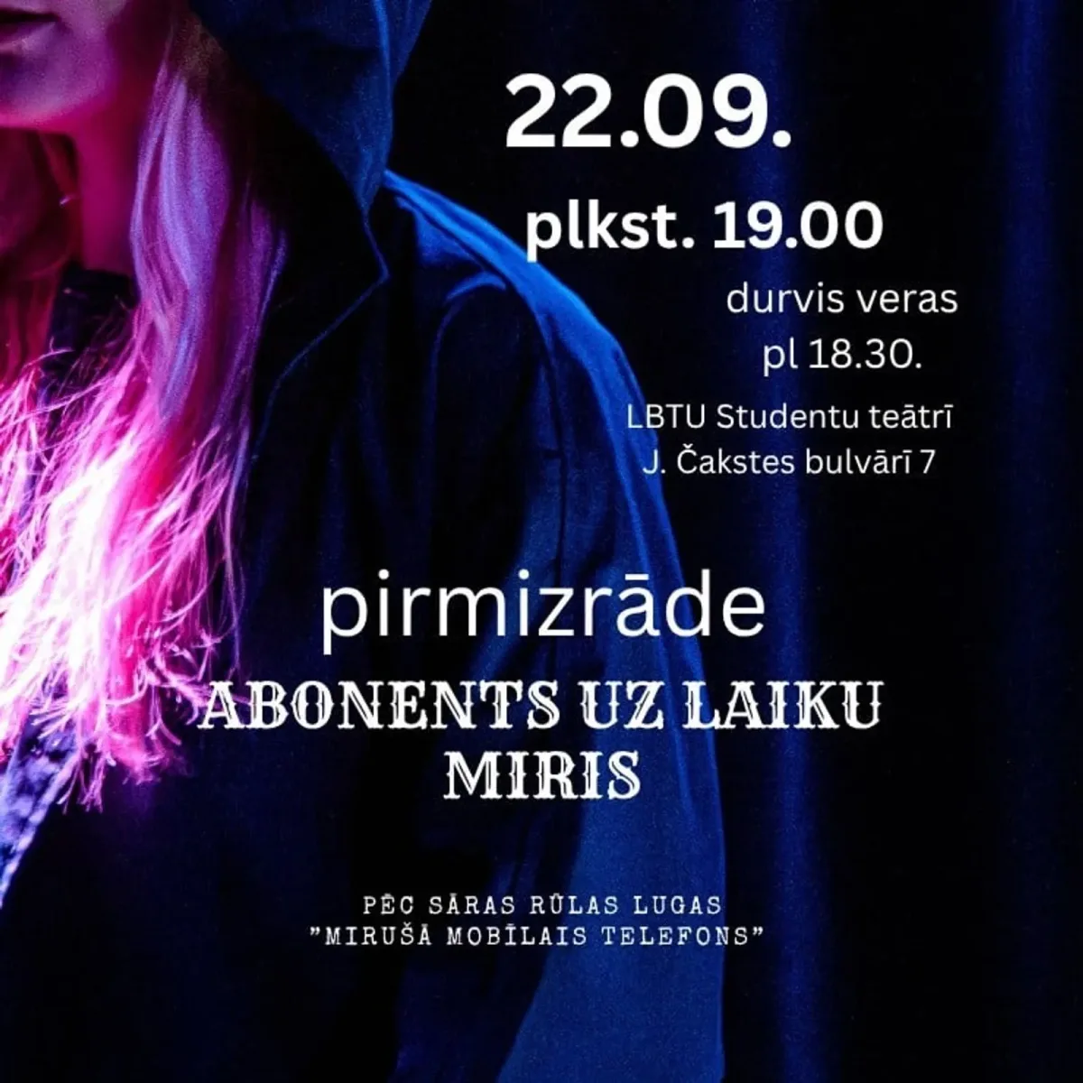 Jelgavas studentu teātris | Izrāde “Abonents uz laiku miris”