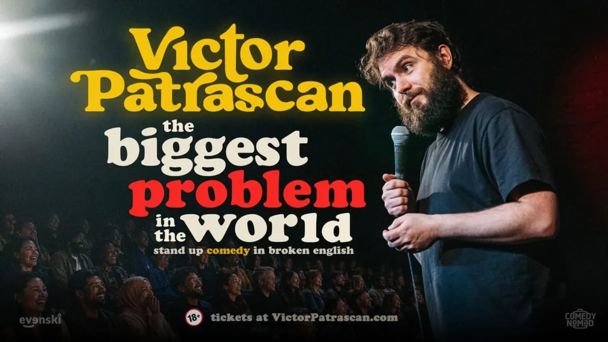Lielākā problēma pasaulē • Rīga • Stāvizrāde angļu valodā ar Viktoru Patraskanu