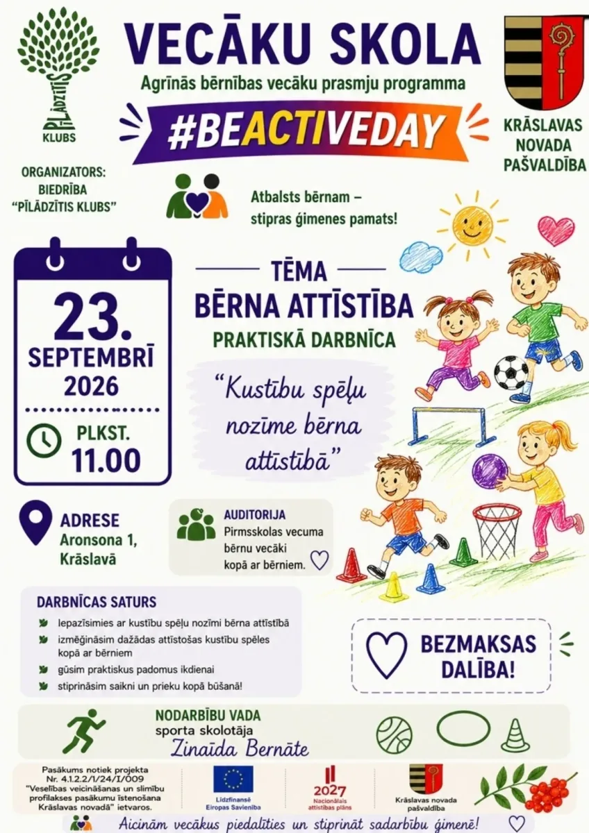 Vecāku skola. Agrīnās bērnības vecāku prasmju programma.