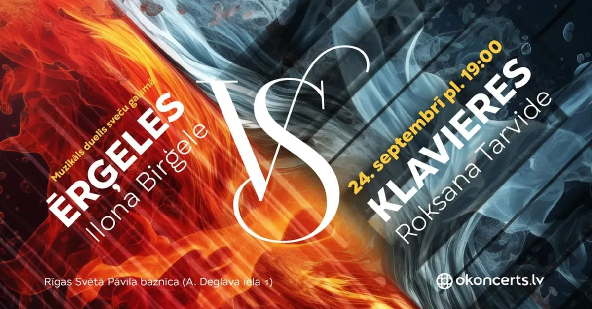 Ērģeles VS Klavieres | 24.09.26 (19.00)