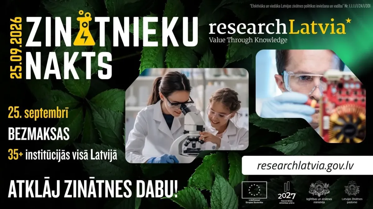 Eiropas zinātnieku nakts.