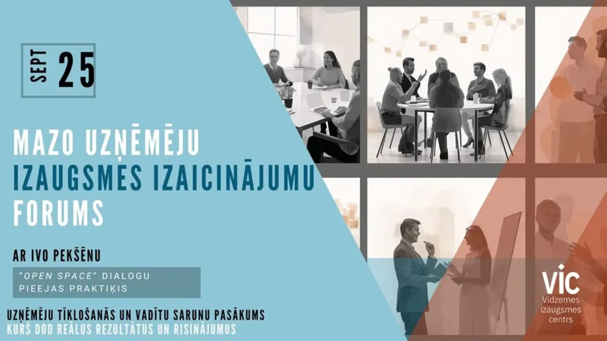 Solo un mazo uzņēmēju izaugsmes forums - Valmieras novads