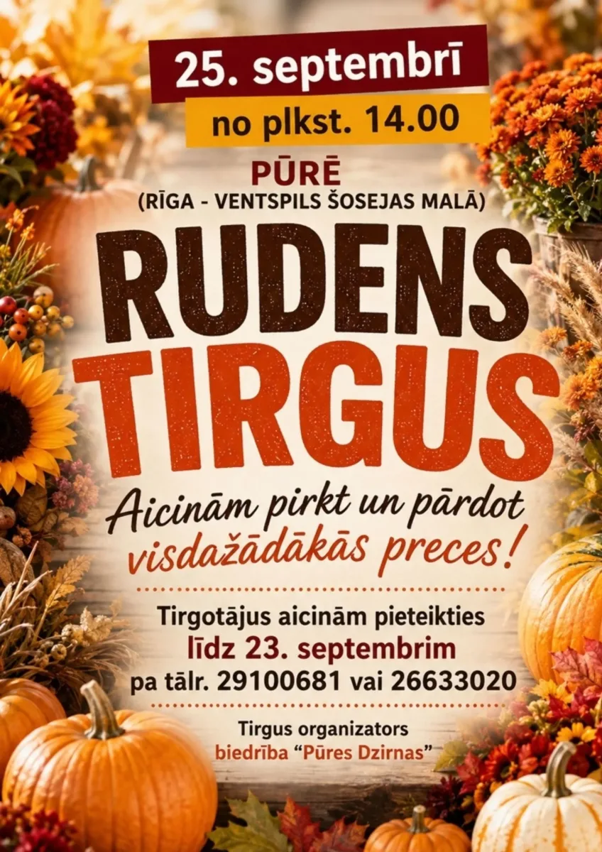 Rudens tirgus Pūrē