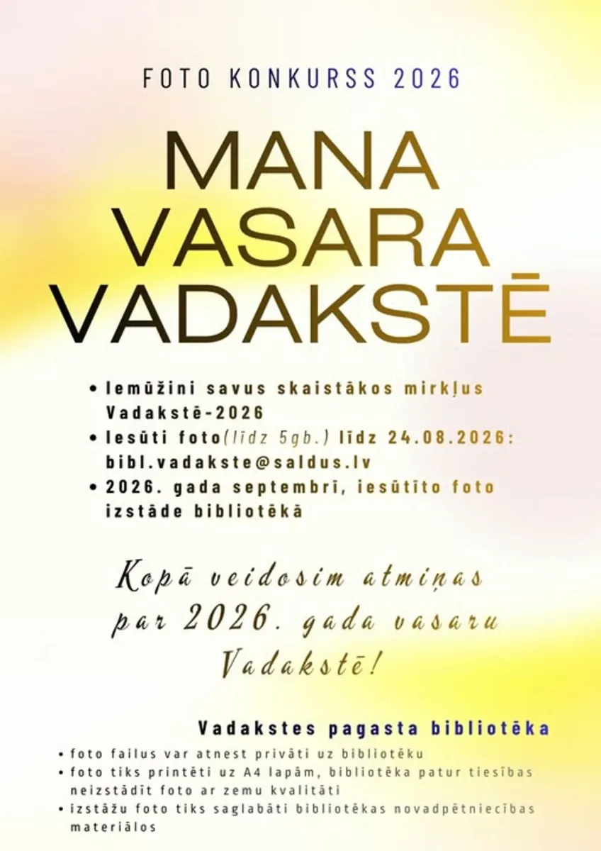 Mana vasara Vadakstē