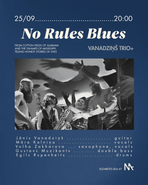 No Rules Blues | Vanadziņš Trio+
