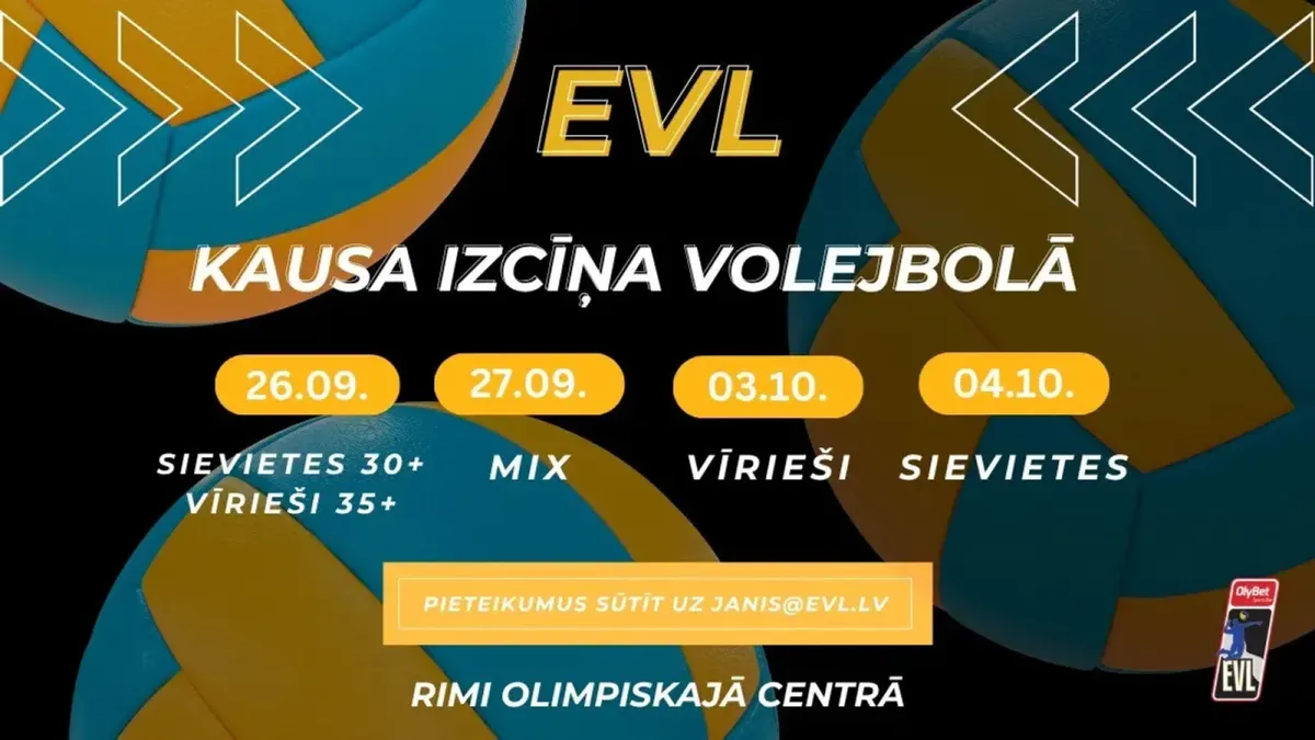 Iesāksim volejbola sezonu ar EVL kausa izcīņu