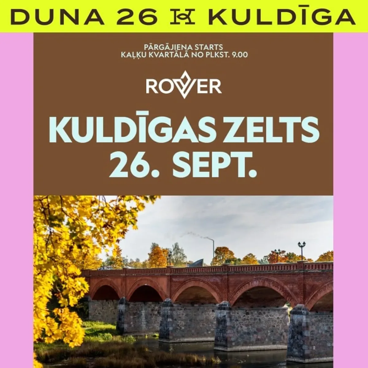 Pārgājiens KULDĪGAS ZELTS