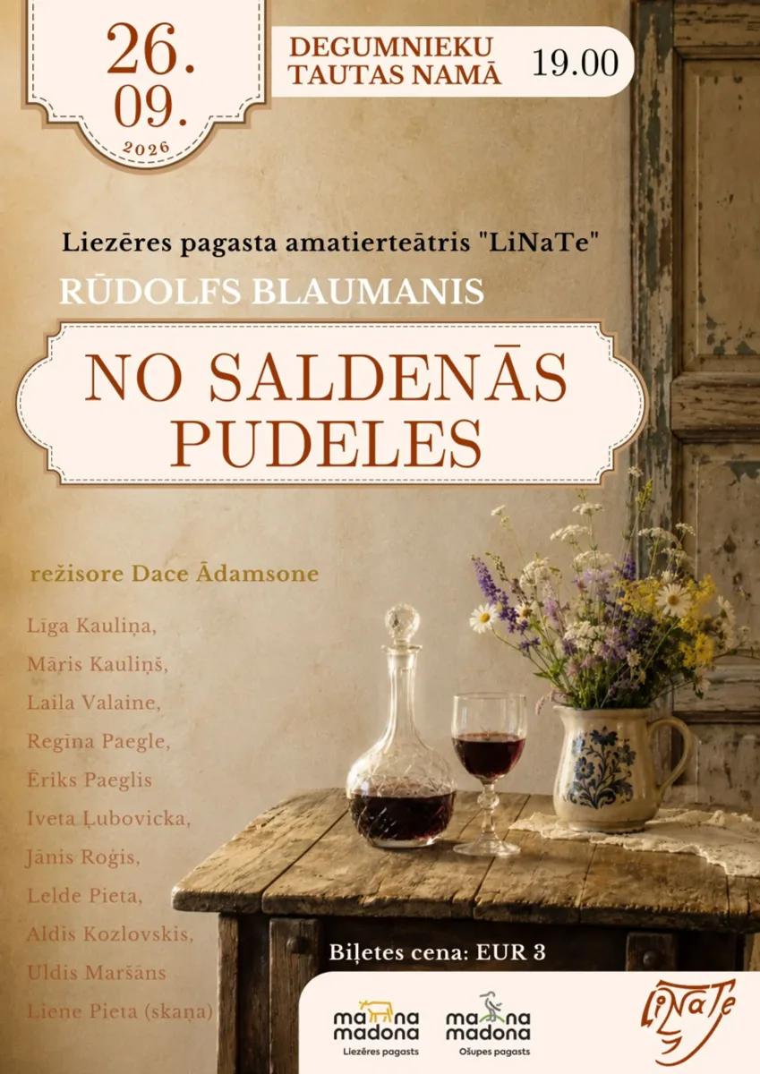 Viesizrāde R.Blaumanis “No saldenās pudeles” Degumniekos