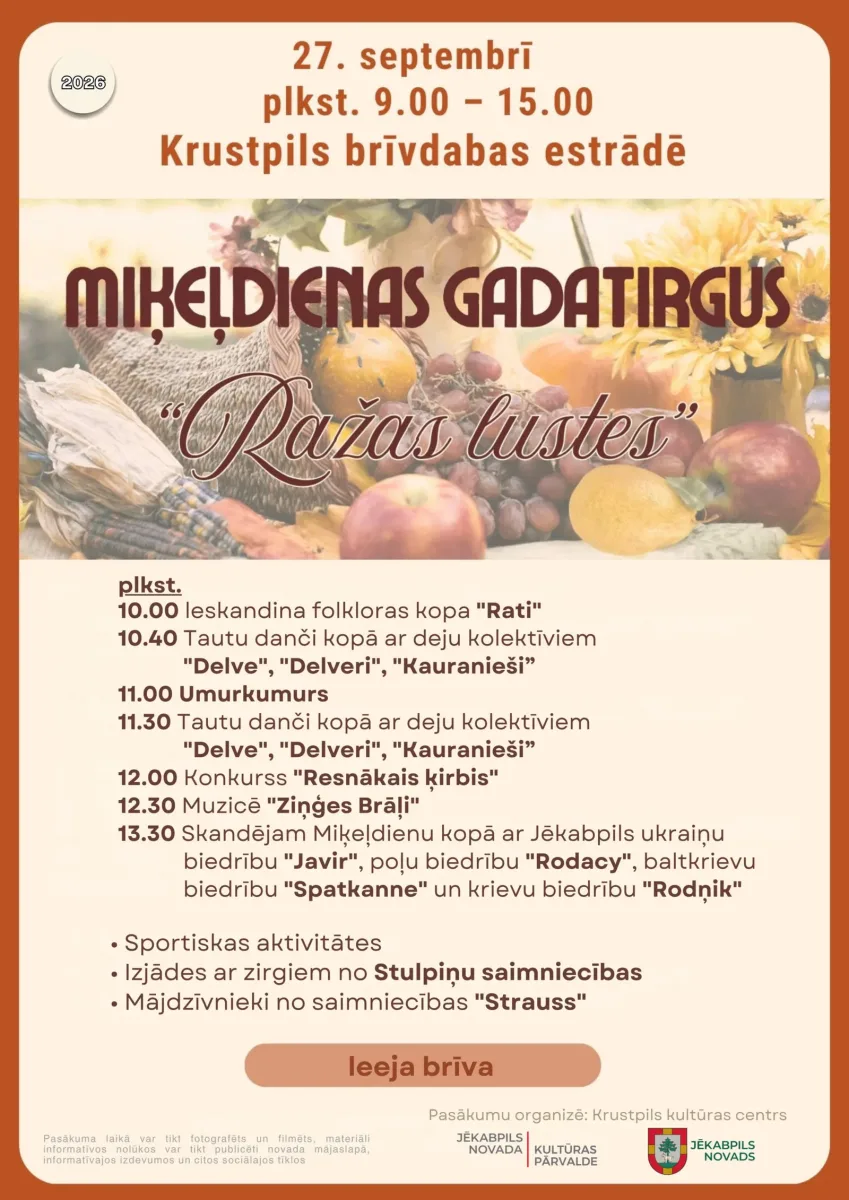 Miķeļdienas gadatirgus : Jēkabpils Kultūras Pārvalde