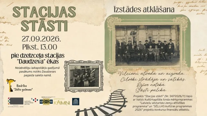 Izstādes “Stacijas stāsti” atklāšana