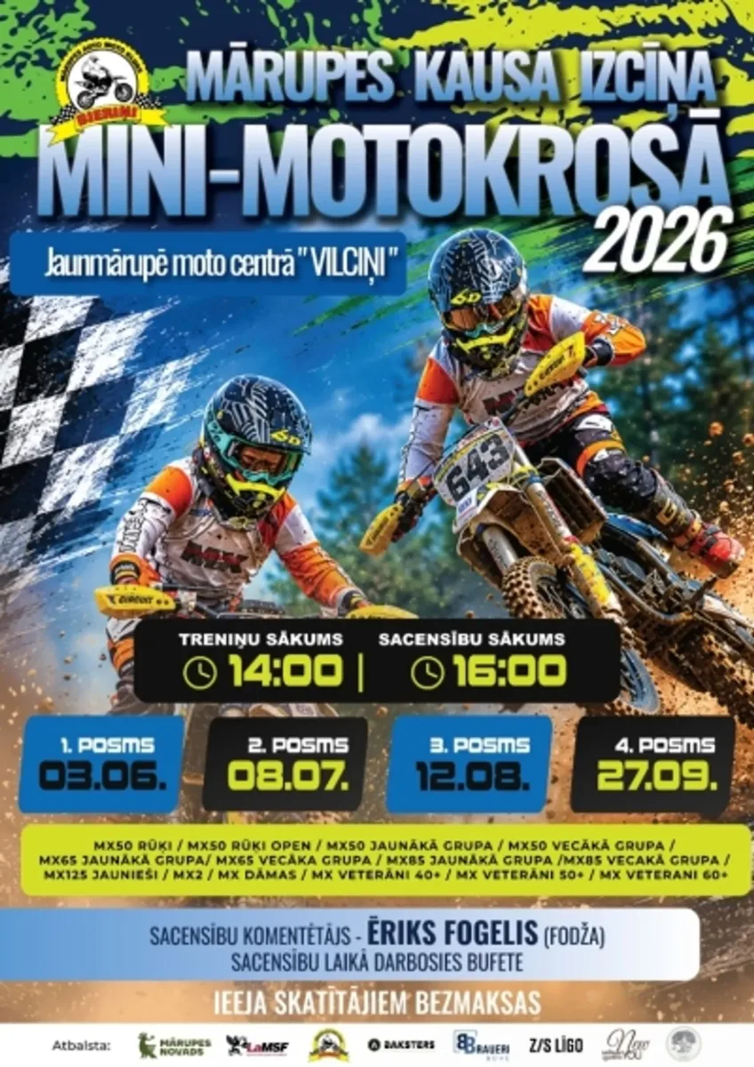Mārupes kausa izcīņa mini-motokrosā 2026, ceturtais posms
