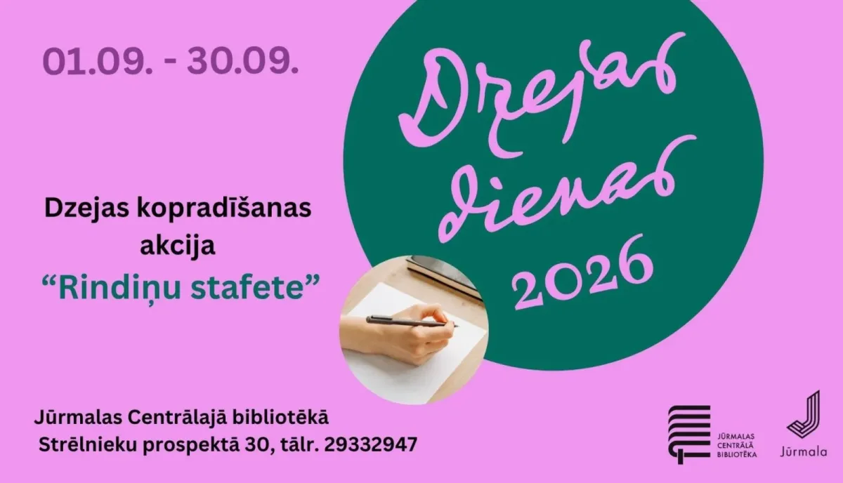 Dzejas kopradīšanas akcija “Rindiņu stafete”