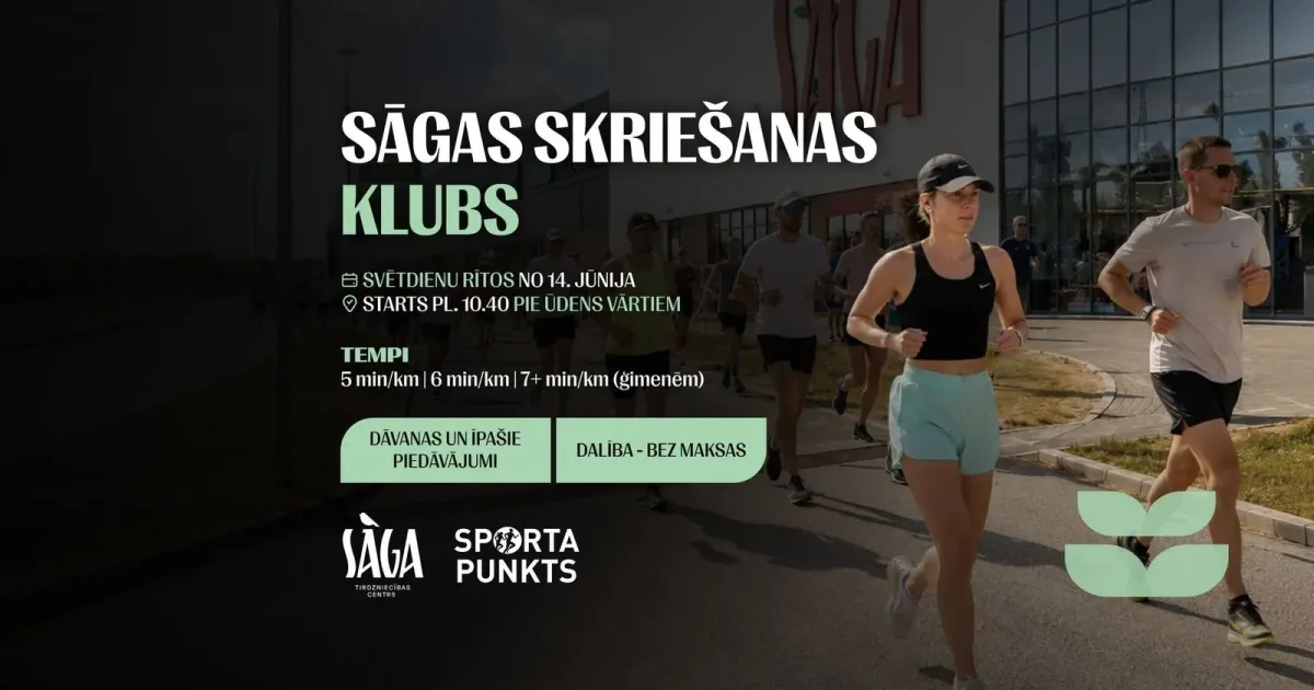 Sāgas skriešanas klubs.
