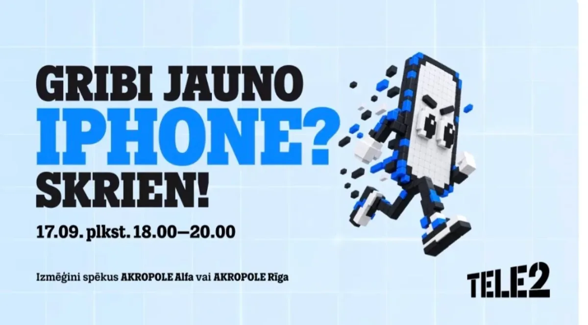 Skrējiens pēc iPhone – pieņem Tele2 izaicinājumu!