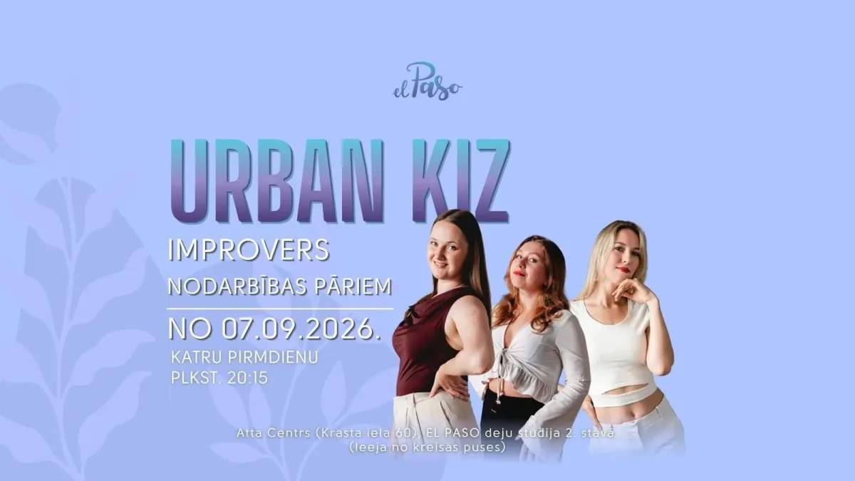 Urban Kiz improvers (ar 4 mēnešu pieredzi)