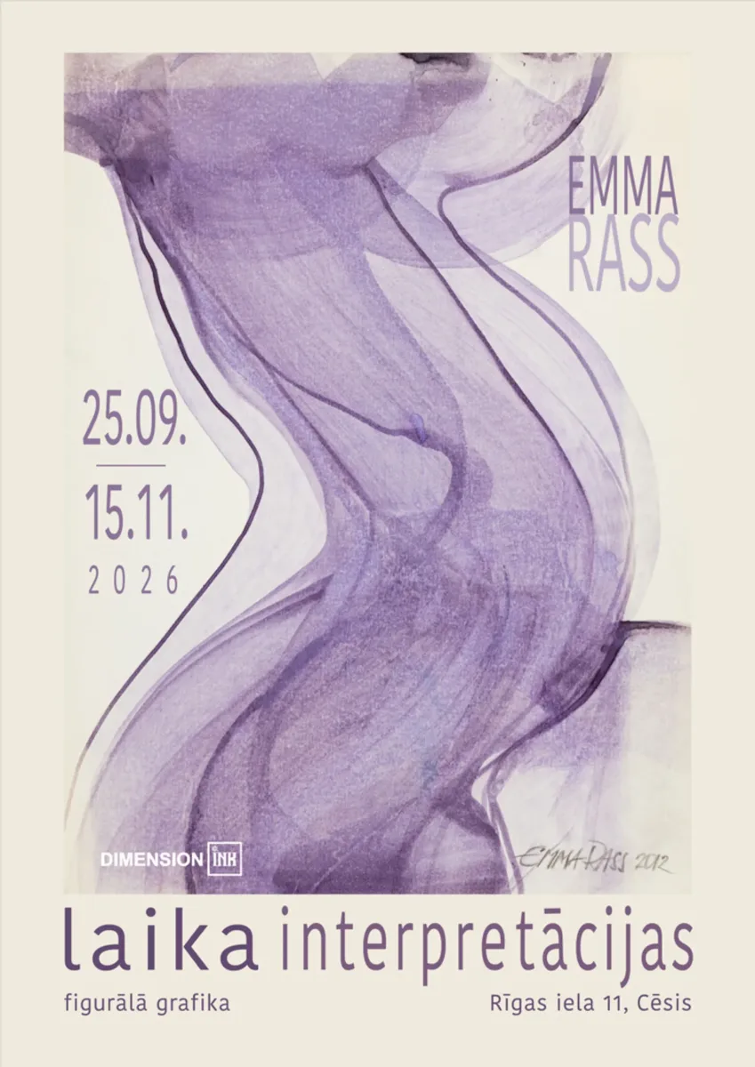 Emmas Rass personālizstāde “laika interpretācijas”