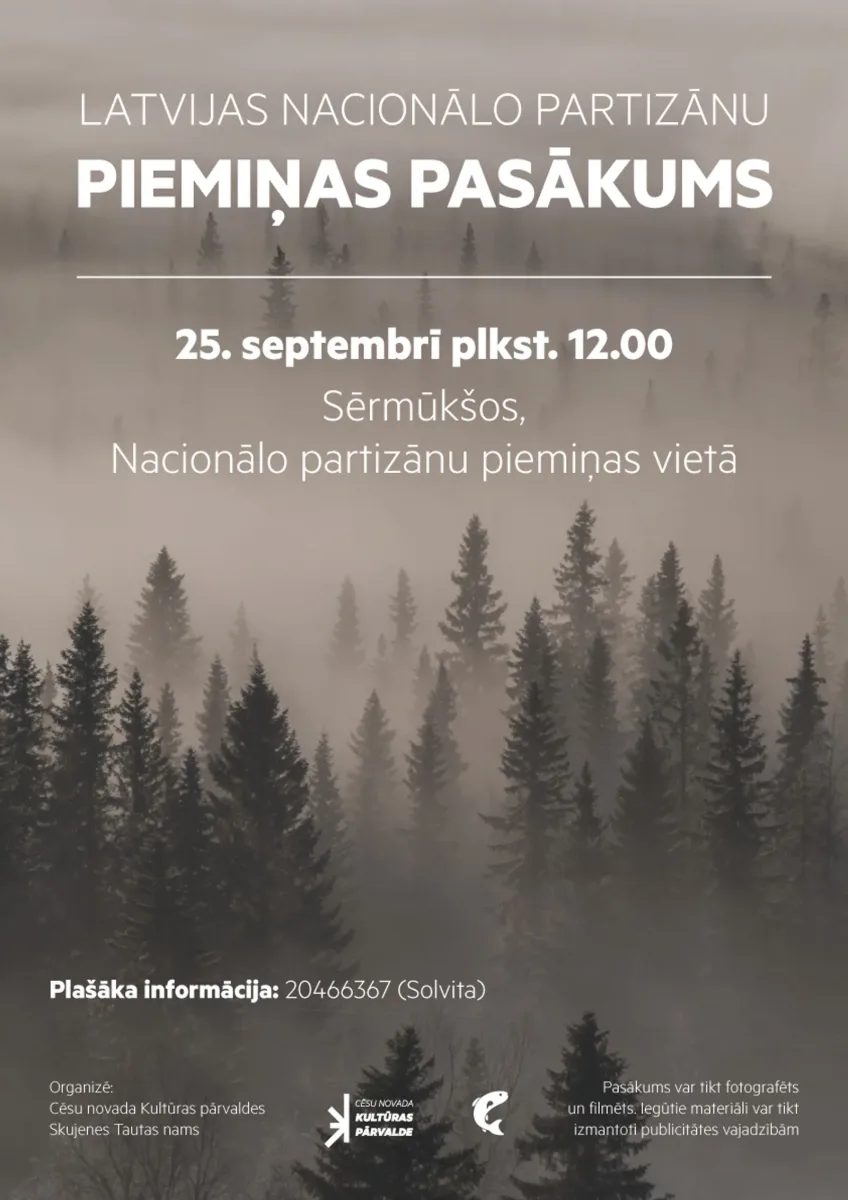 Latvijas Nacionālo partizānu piemiņas pasākums