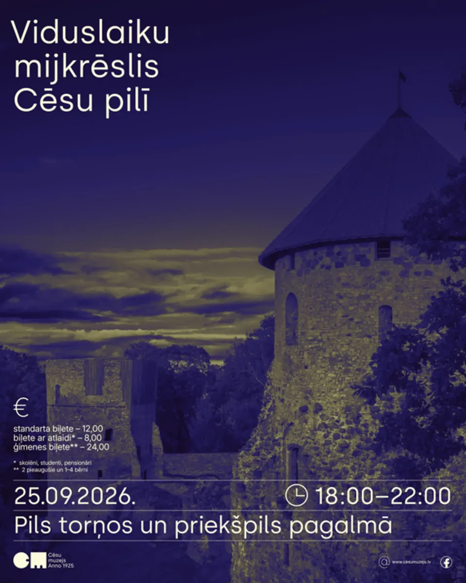 Viduslaiku mijkrēslis Cēsu pilī
