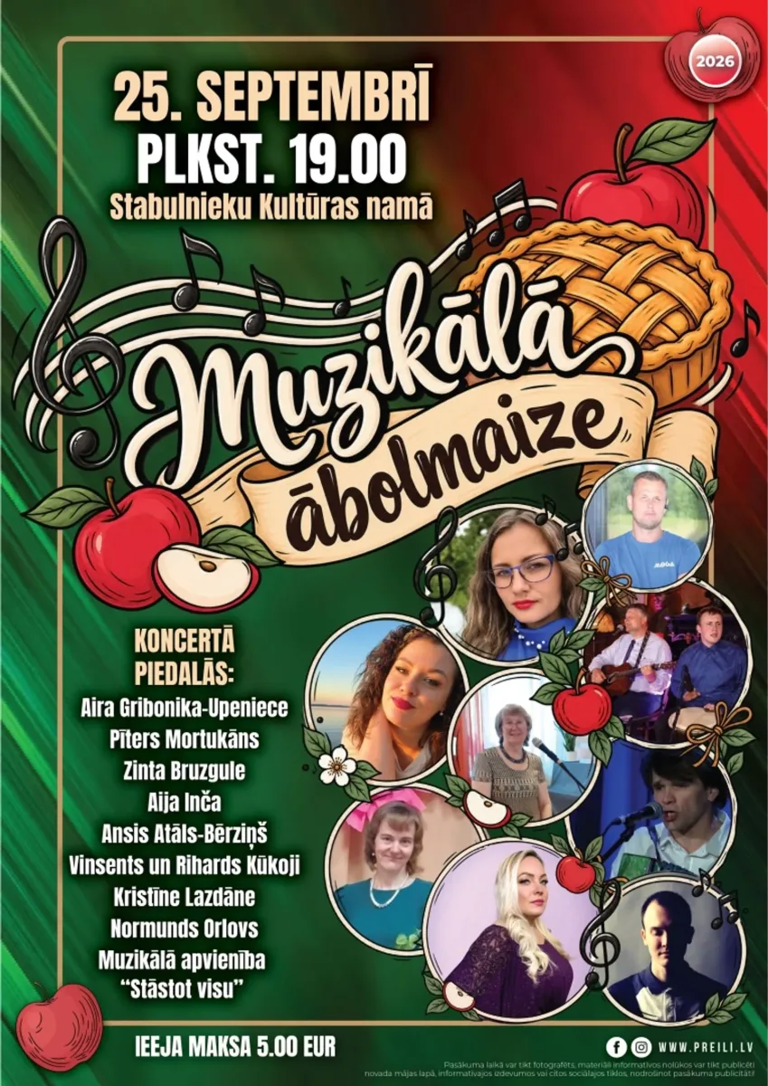 Pasākums “Muzikālā ābolmaize”