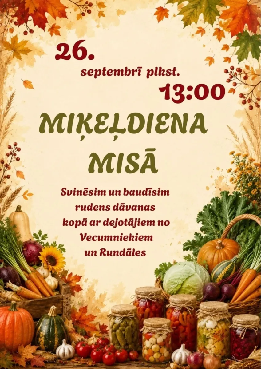 Miķeļdiena Misā