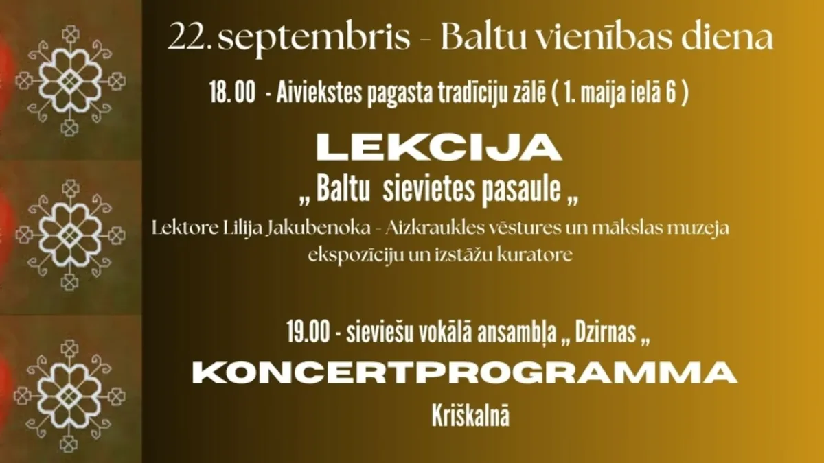 Baltu vienības dienas pasākums - Jelgava