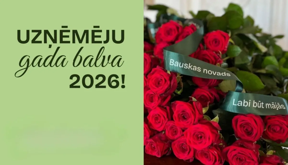 The festive awards ceremony for the Bauska Municipality Business Award 2026