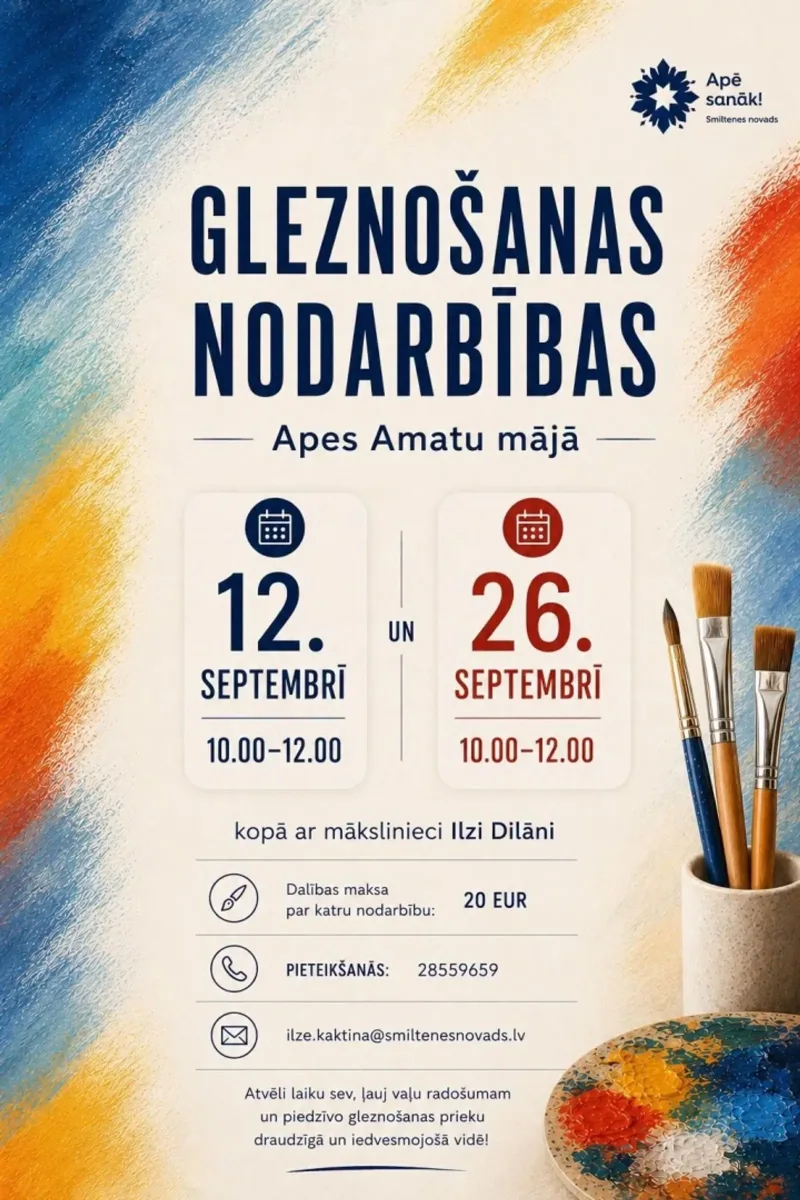 Apē Gleznošanas nodarbība pieaugušajiem