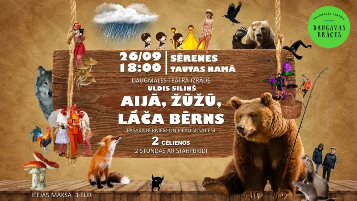 Daugmale Amateur Theatre performance “Hush-a-bye, Bear Cub”