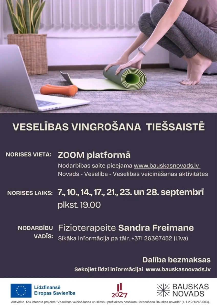 Veselības vingrošana tiešsaistē