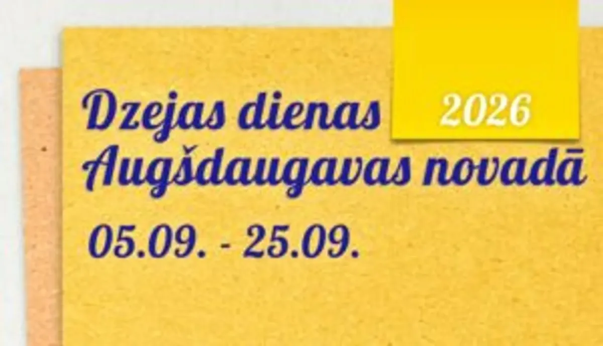 Dzejas dienas Augšdaugavas novadā