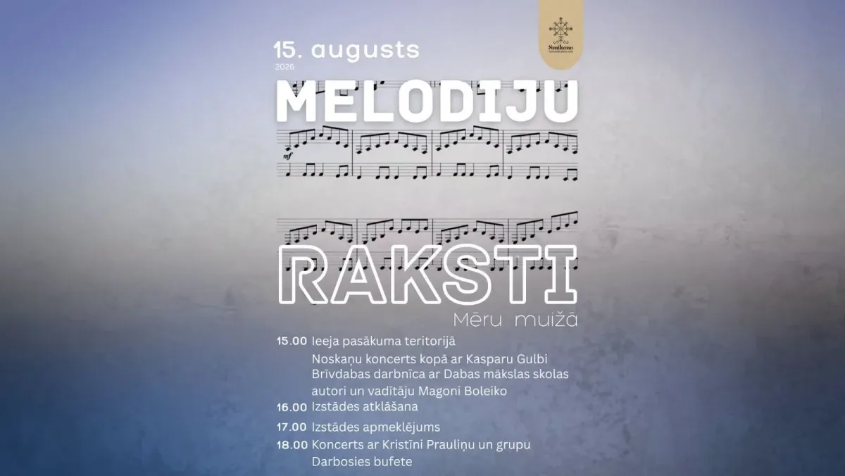 Izstādes "Melodiju raksti" atklāšana.