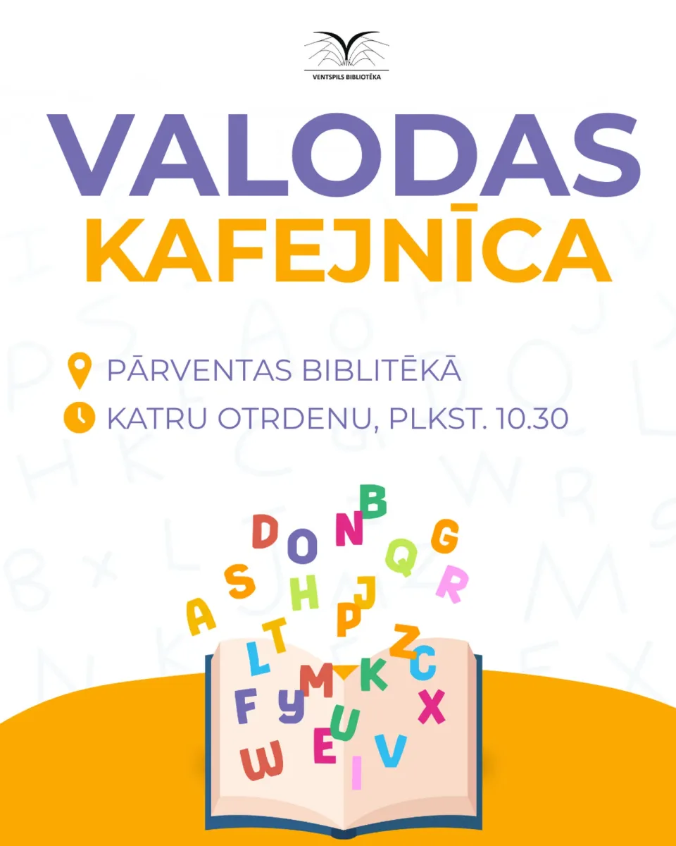 Valodas kafejnīca Pārventas bibliotēkā