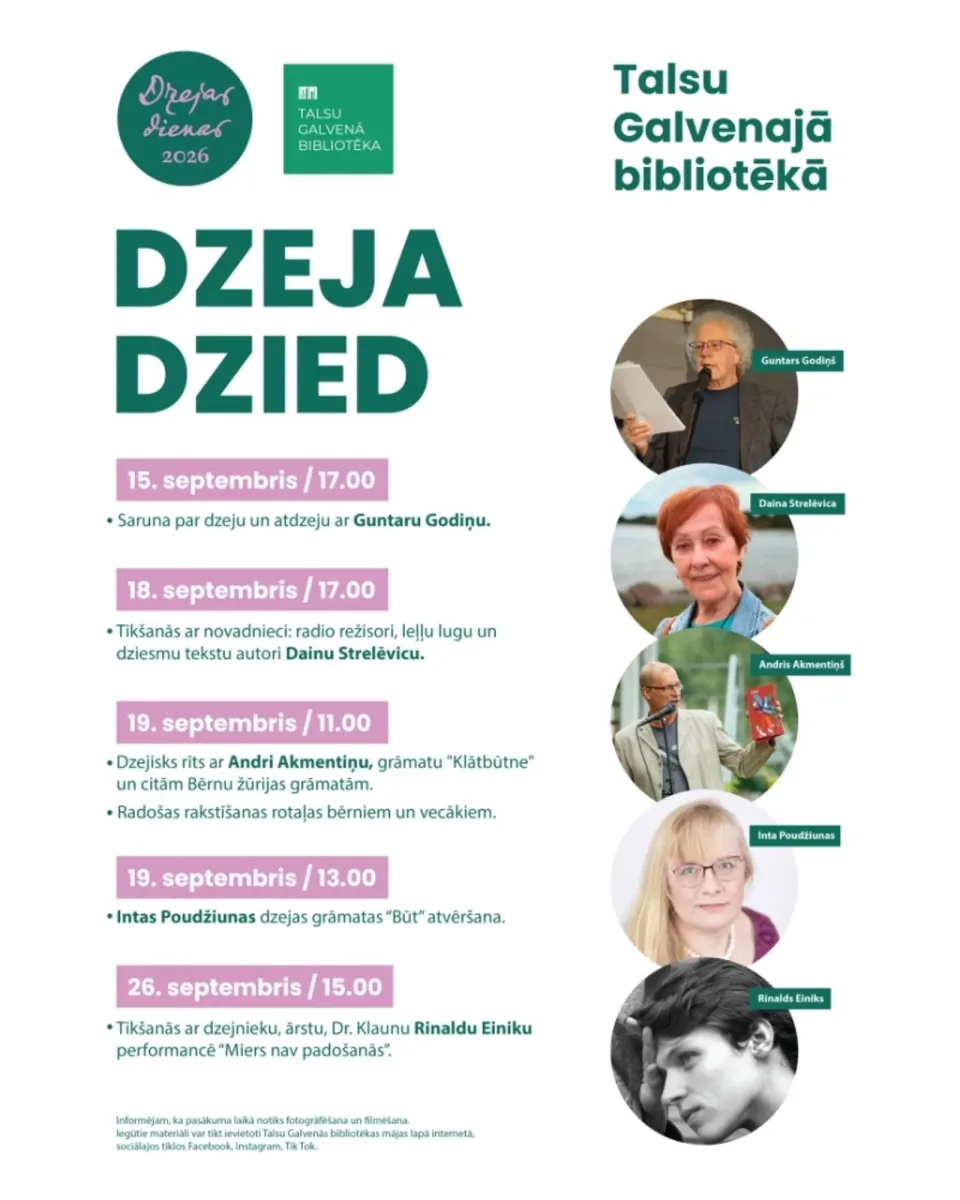 Guntars Godiņš Talsu Galvenajā bibliotēkā