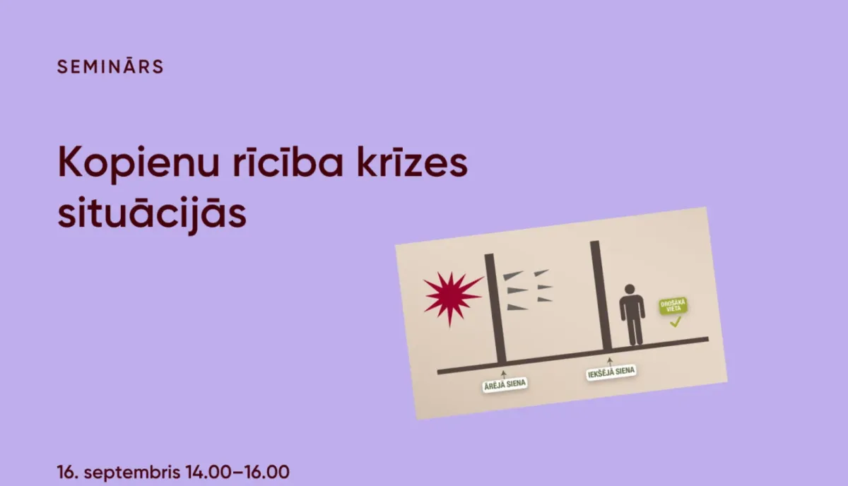 NVO nams aicina uz tiešsaistes semināru “Kopienu rīcība krīzes situācijās”