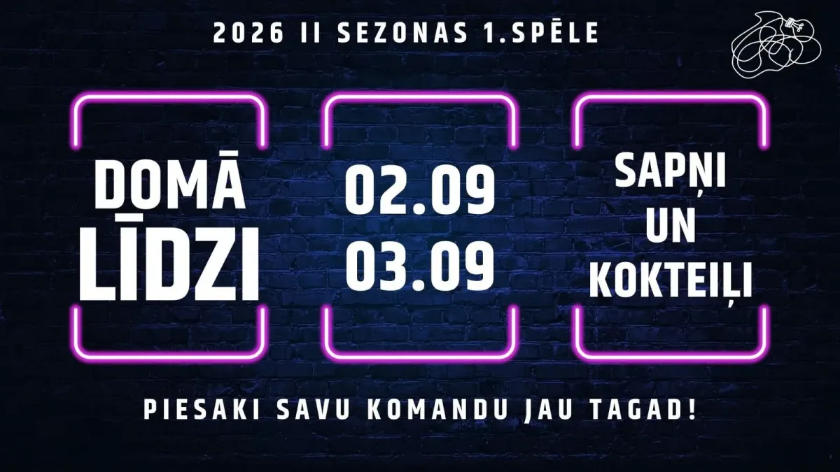 Domā līdzi spēles.