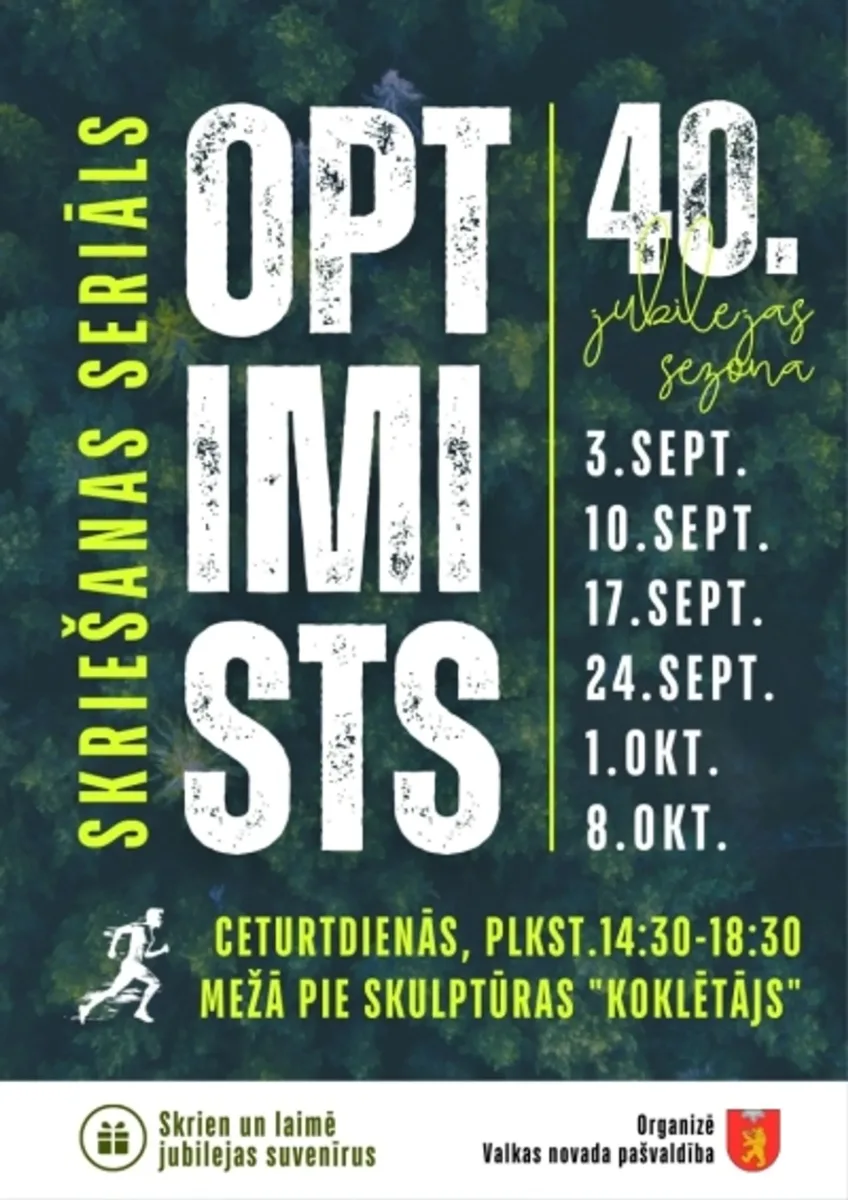 Valkā - skriešanas seriāls "Optimists"