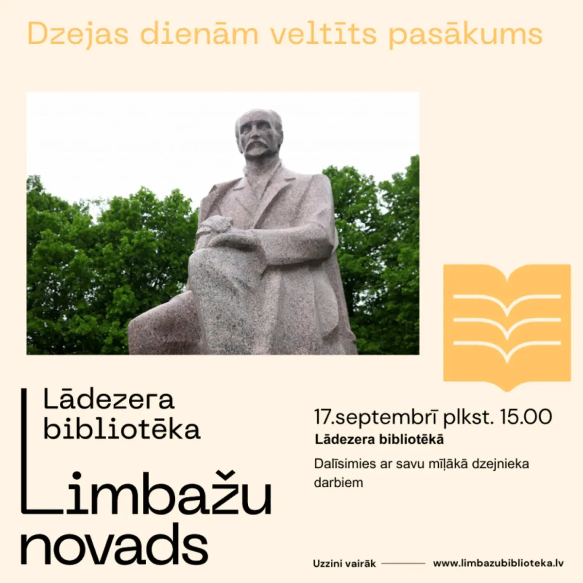 Dzejas dienām veltīts pasākums