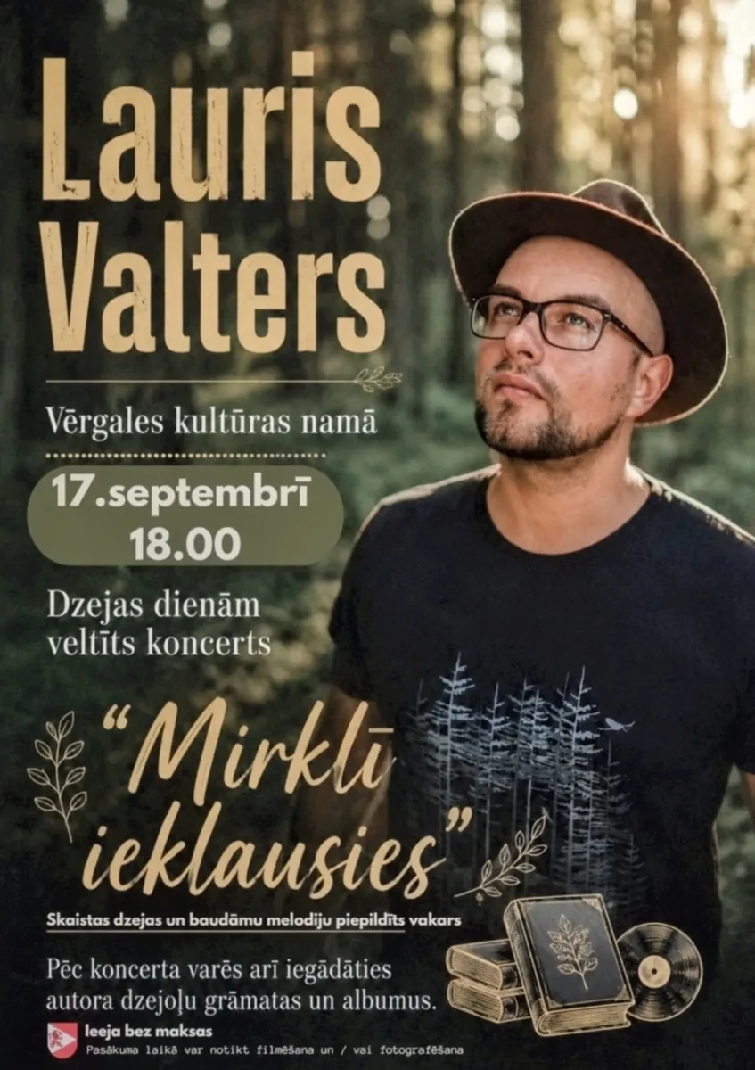 Laura Valtera Dzejas dienām veltīts koncerts