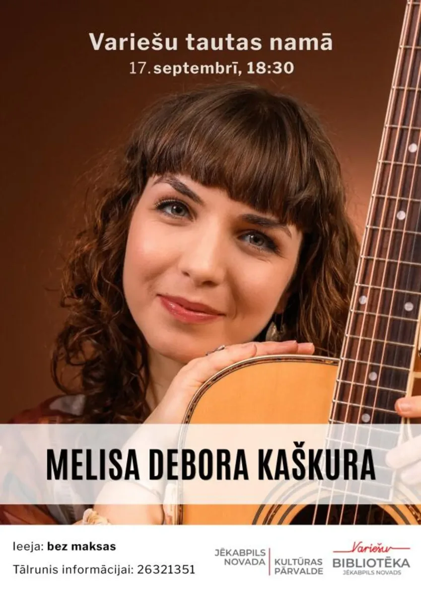 Māksliniece Melisa Debora Kaškure Variešu Tautas namā