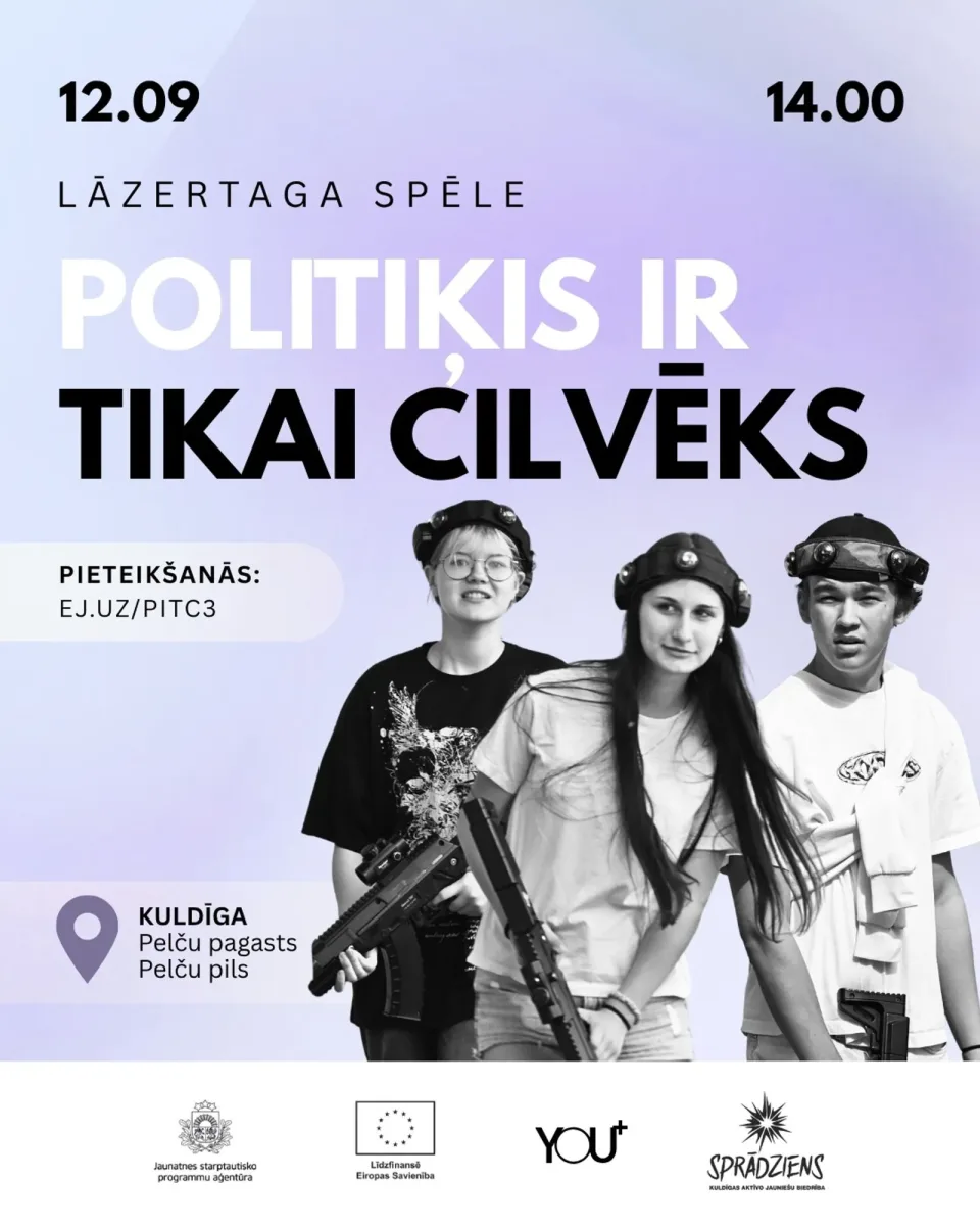 Lāzertaga spēle “Politiķis ir tikai cilvēks”