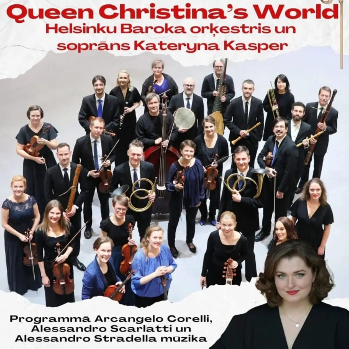 Helsinku Baroka orķestris un Kateryna Kasper “Queen Christina’s World”