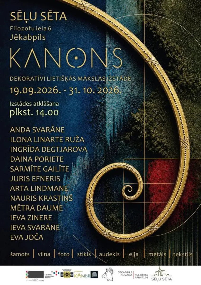 “Sēlijas dekoratīvi lietišķās mākslas izstāde “Kanons” Sēļu sētā