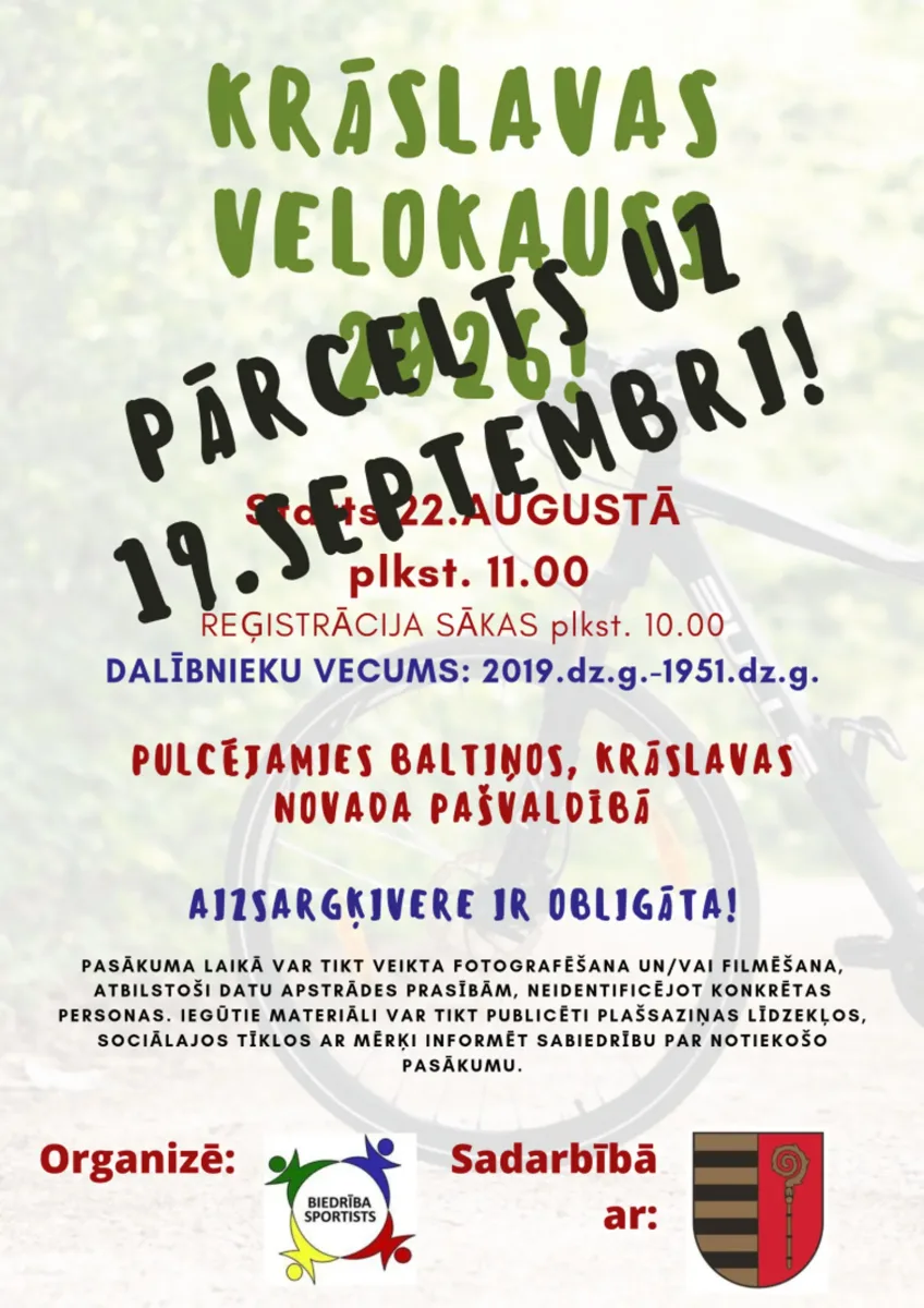 Krāslavas Velokauss 2026
