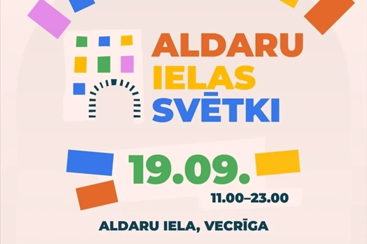 Aldaru ielas svētki atgriežas Rīgā 19.septembrī